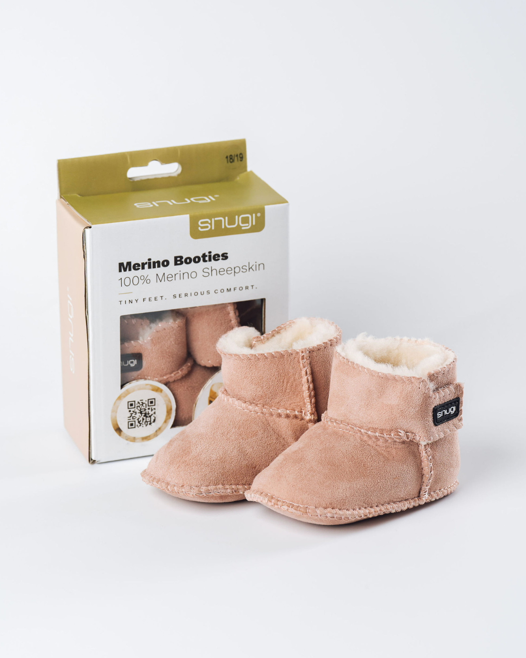 Merino Stiefel Pink