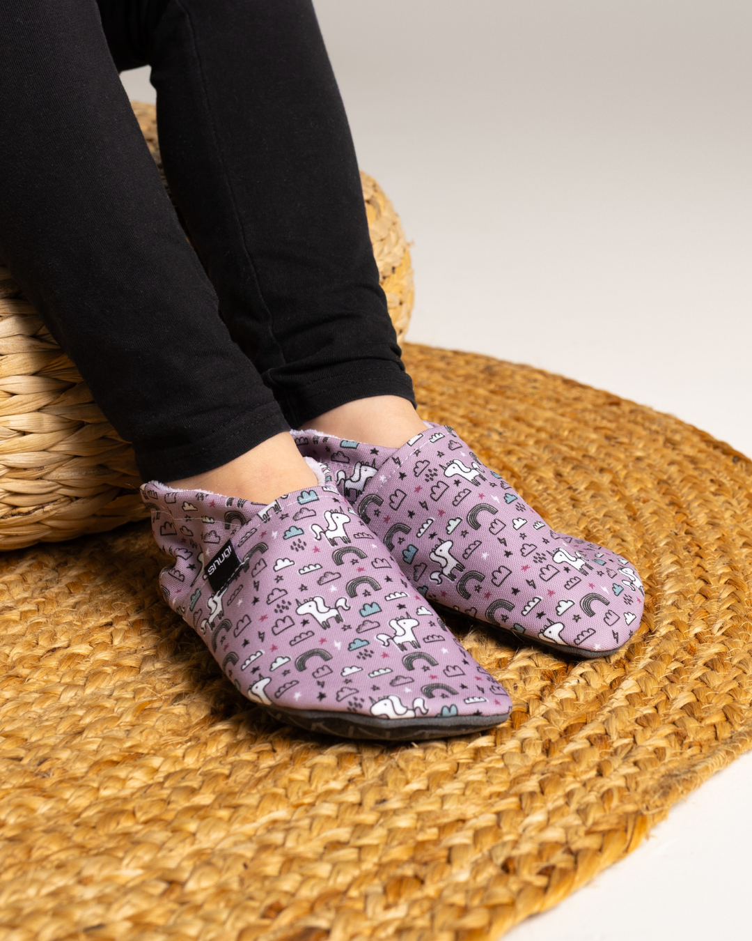 Barfußschuhe Perlen-Einhorn