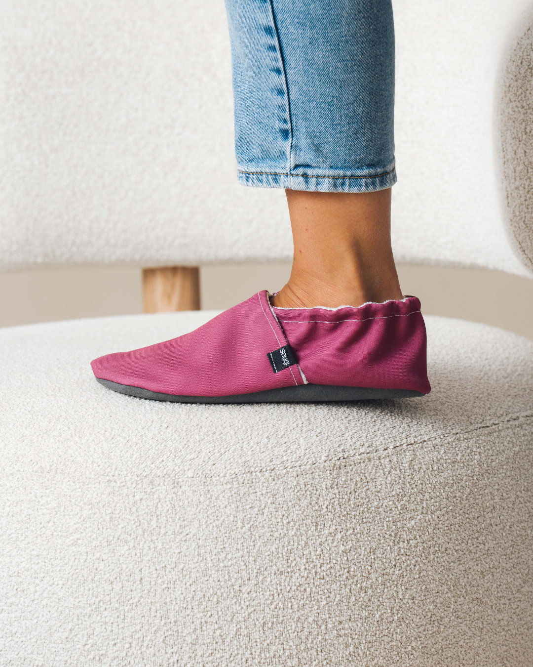 Barfuß Damenschuhe Staubiges Rosa