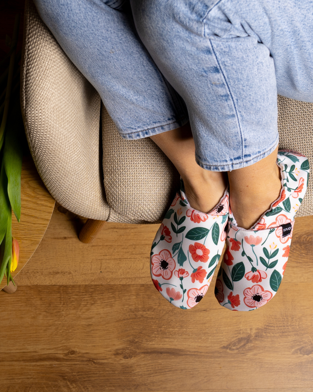 Barfuß Damenschuhe Rote Rosen