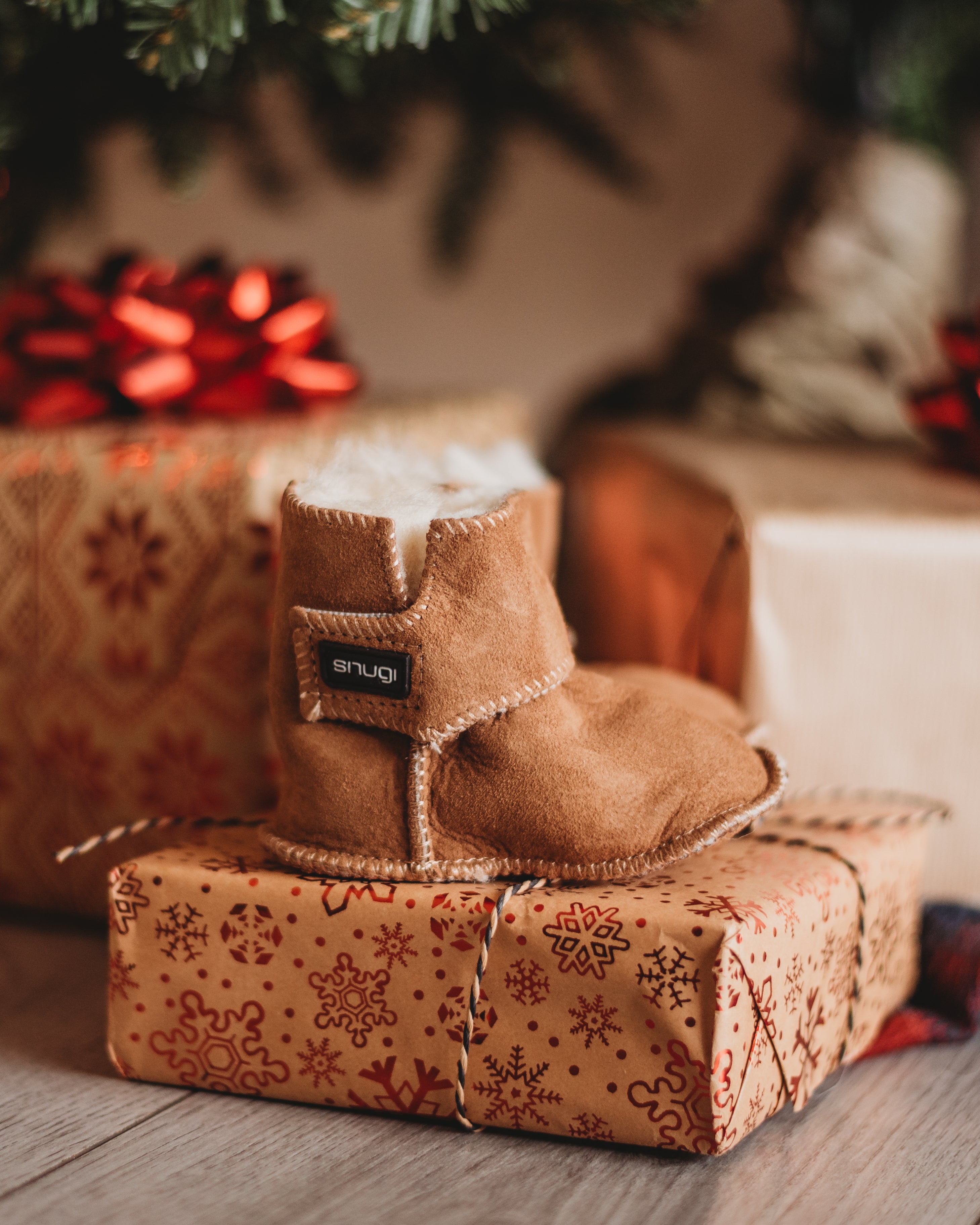 Merino Stiefel Braun