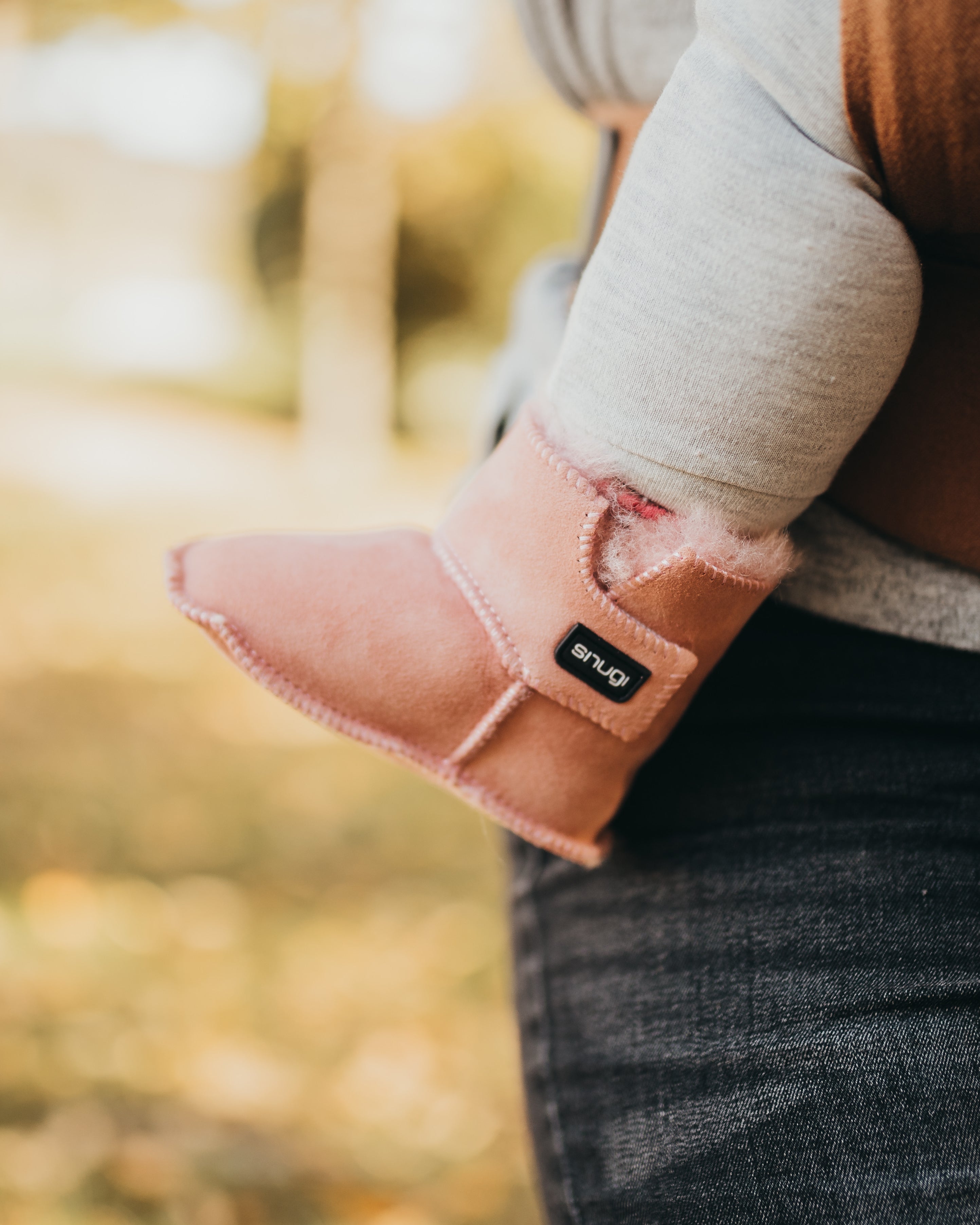Merino Stiefel Pink