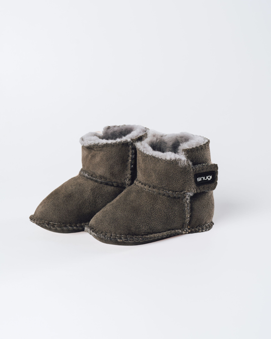 Merino Stiefel Grau