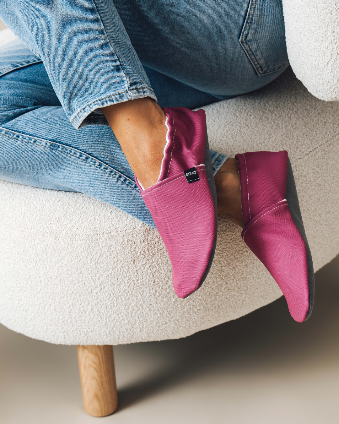 Barfuß Damenschuhe Staubiges Rosa