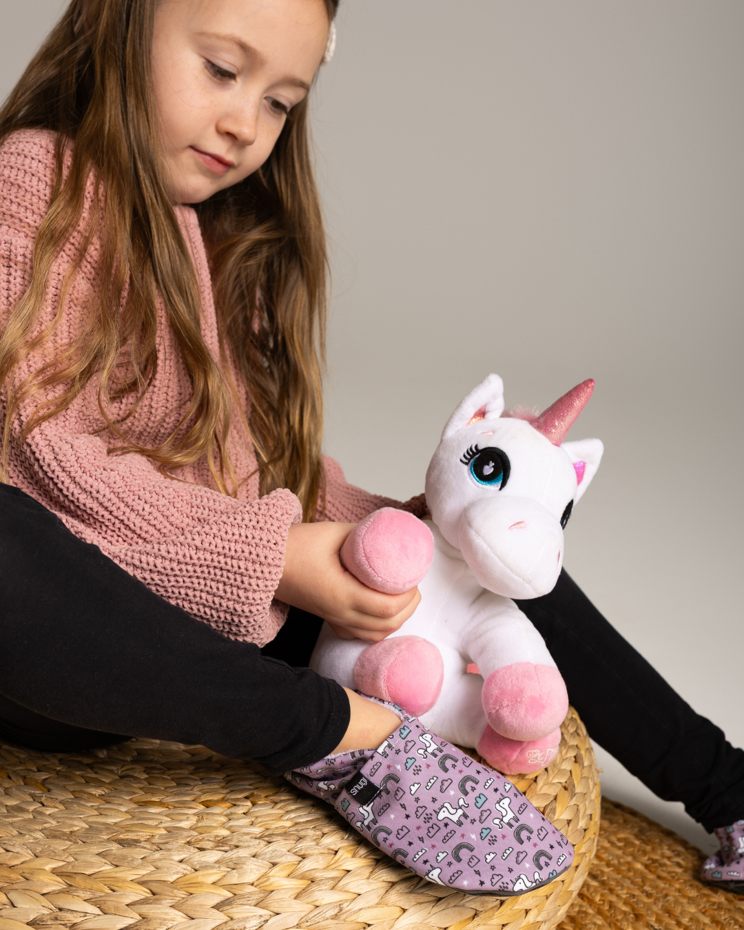 Barfußschuhe Perlen-Einhorn
