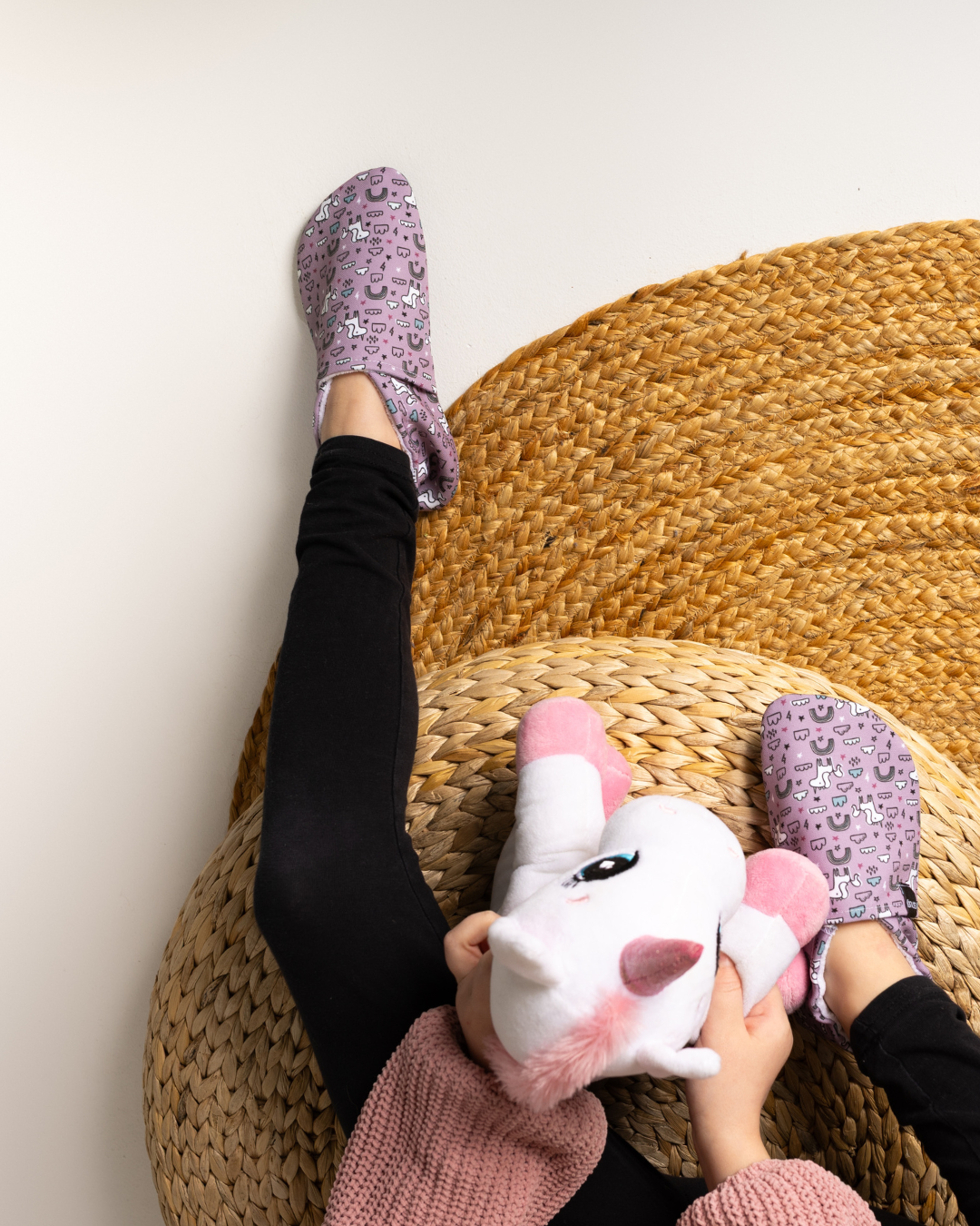 Barfußschuhe Perlen-Einhorn