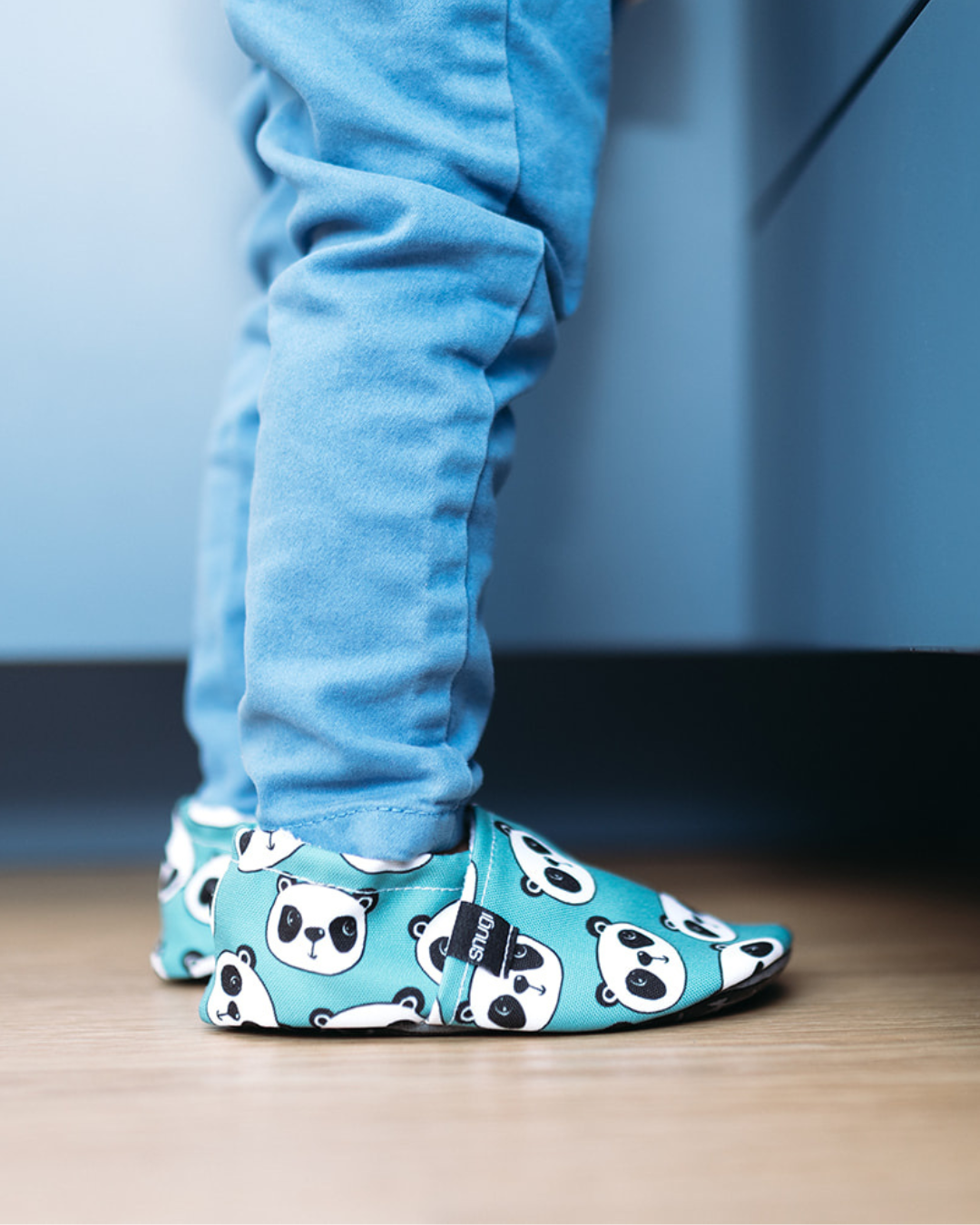 Barfuß Hausschuhe Pandas