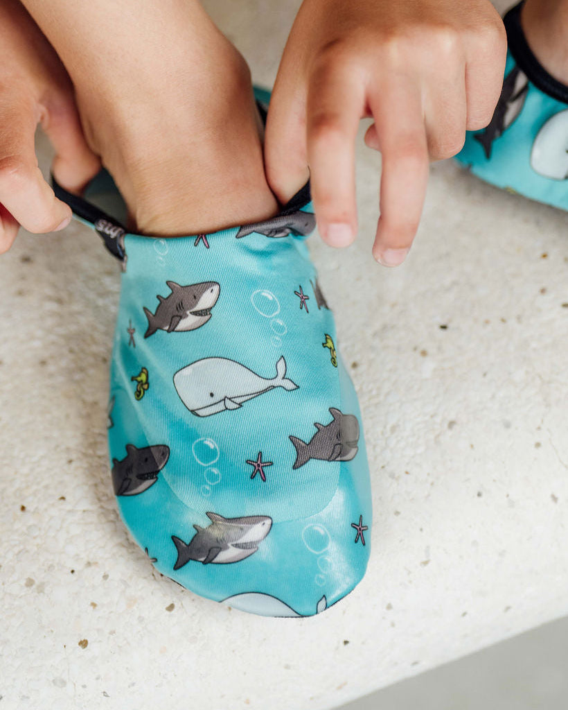 Wasserschuhe Hai Blasen